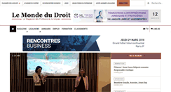 Desktop Screenshot of annuaire-juridique.lemondedudroit.fr